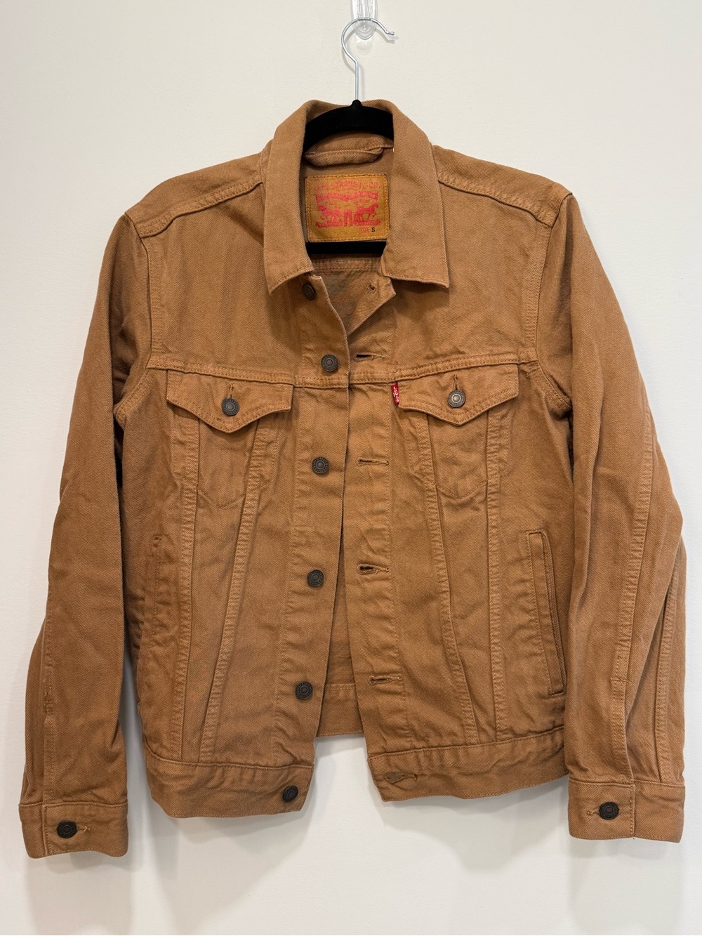 Levi's Tan Cotton Trucker Jacket